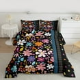 thumbnail image 2 of jejeloiu Cute Flower Daisy Full Size Comforter Sets,Rustic Floral Bedding Comforter Set,Colorful Polka Dots Bedding Sets For Girls,Luxury Bedroom Decor Reversible,3-Piece, 2 of 8