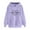 Purple, variant on Brondbend Hoodies Womens Womens Sweatshirt Hoodie Long Sleeved Drawstring Pocket Pullover Print Stylish Loose Tops Ladies Outdoor Workout Fall Winter Wear Army Green