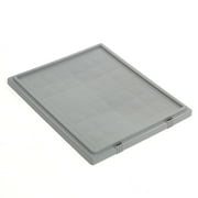 Lid for Stack And Nest Shipping Containers SNT190, SNT195, Gray, Lot of 6
