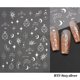 thumbnail image 1 of Pegatinas de corazón 3D para uñas, decoración del Día de San Valentín, estrellas bronceadoras doradas, Luna, deslizadores de uñas, calcomanías de mariposa para manicura, NTBTF-S Dengxun unisex, 1 of 2
