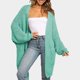 thumbnail image 1 of Prendas de abrigo y chaquetas informales sin mangas y sin capucha para mujer, blusas casuales con bloques de color, camisetas de manga larga con cuello redondo, tops para mujer, 1 of 3