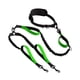 thumbnail image 4 of Correa doble reflectante con bungees, correa retráctil para perros con manos libres. Verde, 4 of 9