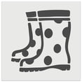 thumbnail image 1 of Adorable Summer Polka Dot Rain Boots DIY Cookie Wall Craft Stencil - 4.5 Inch, 1 of 5