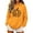 W171-NSLGXD Orange Sweatshirt for Women, variant on NSLGXD Womens Halloween Sweatshirts Cute Pumpkin Print Pullover Hoodies Trendy Work Long Sleeve Sweat Tops Halloween Clothes S-2XL