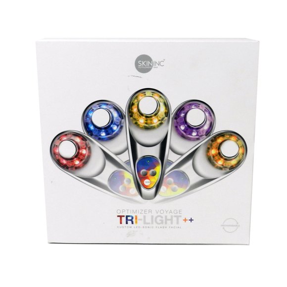 SkinInc Optimiseur Voyage Tri-Lumière + LED Sonique Flash Facial