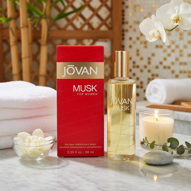 Jovan Musk Spray, Eau De Cologne Perfume for Women, 3.25 oz