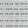 thumbnail image 2 of Rugs.com Outdoor Lattice Collection Rug – 8 Ft Square Ivory Flatweave Rug Perfect For Living Rooms, Kitchens, Entryways, 2 of 8