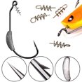 thumbnail image 4 of Jig Crank Head Barbed Hook 2g 3g 5.25g 7g Soft Lure Worm Offset Fishhook Spring Lock Pin Pesca for Texas Rigs Fishing Tackle 7G 5PCs, 4 of 6