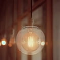 thumbnail image 3 of Pantalla de lámpara colgante de cristal con forma de globo, repuesto de pantalla decorativa, 3 of 7
