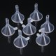 thumbnail image 4 of 82 Piezas Embudo de Plástico Transparente Mini Embudo de Viaje 82 Piezas Embudo Pequeño Mini Embudos de Aceite Líquido para Muestra Perfume Emulsión Aceites Esenciales Botella de Laboratorio, 4 of 5