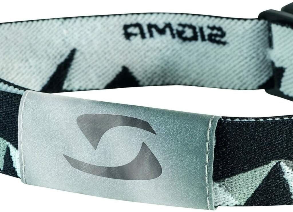 Sigma HEADLED II Multi Sport Head Light/Headlamp, Rechargeable, 120 Lumens, 35 m Beam Range, 400 m Visibility, Integrated Micro USB Recharge, 4 Modes, Washable Elastic Band, IP44 Splash Resistant