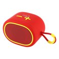 thumbnail image 3 of LACKUST Bluetooth Audio Cloth Speaker Plug-in Mini Stereo Outdoor Bluetooth Speaker Stylish External Light Long Battery Life Device Interconnection,Red, 3 of 8