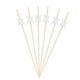 thumbnail image 2 of EeaseMX 200 palillos desechables para fruta, hechos a mano, de bambú natural, para cócteles, pasteles, postres, comida, suministros para fiestas (blancos), 2 of 7