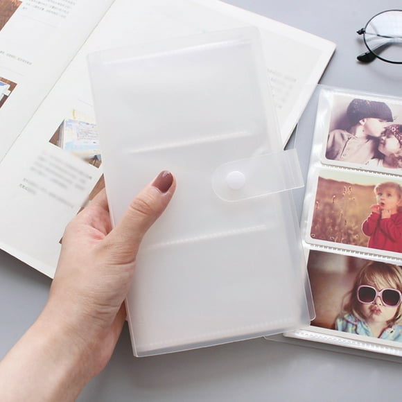 WEUVEB 120 Transparent Business Cards Holder Slots Name Cards Organizer And Compact Storage Case For Go Professionals