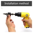 thumbnail image 4 of 120mm Air Hammer Professional Handheld Pistol Gas Shovels Small Rust Remover Pneumatic Tools With 4 Chisels Set ,Maximum Power, 4 of 6