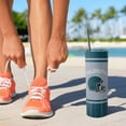 thumbnail image 6 of 20oz City Classcial Stainless Steel Tumbler Travel Mug for Men Women Sports Tumbler Keeps Drinks Cold & Hot Gift for Football Fans, 6 of 6