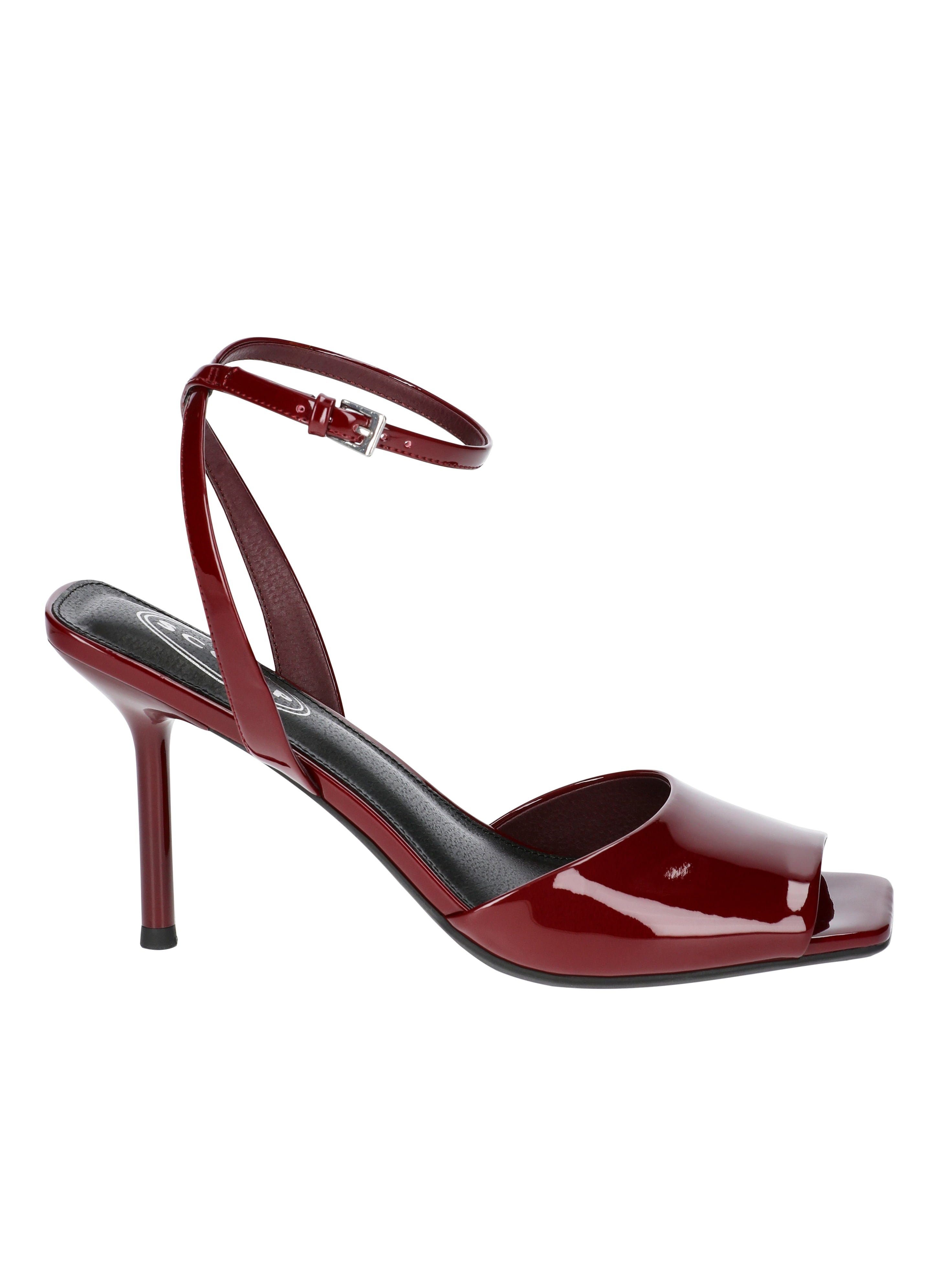 Scoop Women's Ankle Strap Peep Toe Stiletto Heeled Sandals