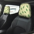 thumbnail image 4 of 2 PCS Car Headrest Cover, Cactus Popsicle Soft Car Seat Head Rest Cover Protector Interior Car Accessories Seat Covers for Cars Truck Auto Only Covers, 4 of 8