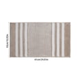 thumbnail image 2 of Tahtuvzn Bathroom Rugs Clearance! Extra Thick Microfiber Striped Door Mat Non Slip Bathroom Kitchen Entry Rug Water Absorbent Floor Mat for Bathroom Kitchen Doorway Foot Mat, Home Gift, 2 of 6