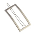 thumbnail image 2 of Pinza De Horquilla Geométrica Rectángulo De cabellero Abrazadera De Sujeción Abrazadera Para Mujer Peinado Plateado Yuyangstore Clip de horquilla geométrica para mujer, 2 of 8