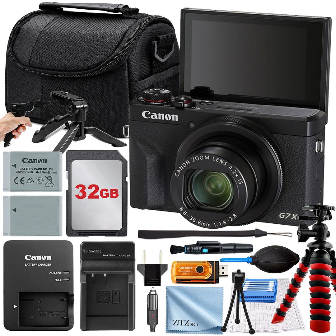 Canon PowerShot G9 X Mark II Digital Camera - Black, 20.1MP