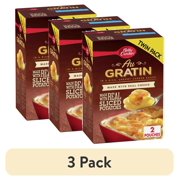 (3 pack) Betty Crocker Au Gratin Potatoes, Made with Real Cheese, Twin Pack, 8.8 oz.