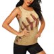 thumbnail image 2 of Balery Vintage Baseball Camiseta sin mangas estampada ligera para mujer, tops de entrenamiento sin mangas, camisetas de yoga transpirables de secado rápido.-Small, 2 of 7