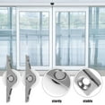 thumbnail image 4 of MIANGASTORE 4 Pcs Rouleau de Porte Coulissante pour Placard Roues de Douche en Métal Rouleaux de Coureurs Roue de Poulie pour Meubles Placard Garde-Robe, 4 of 9