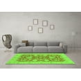 thumbnail image 3 of Ahgly Company Indoor Square Abstract Green Modern Area Rugs, 8' Square, 3 of 4