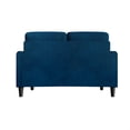 thumbnail image 4 of Home Design Goliad 2-Piece Velvet Living Room Set with Loveseat and Sofa, Pocket Spring Design, Soft Cushions, Clean Lines Design, Blue, 4 of 9