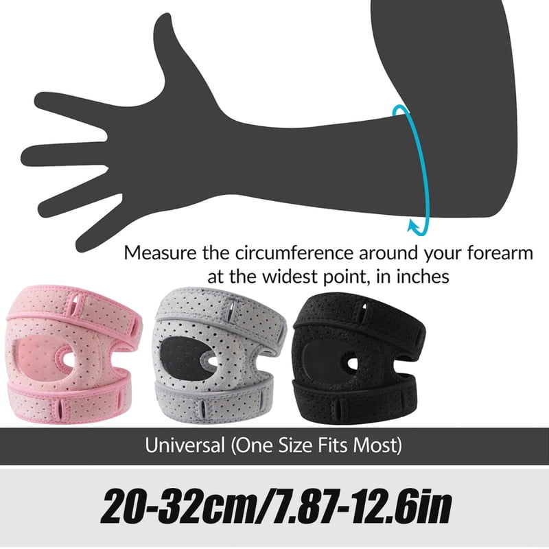 1pc Sports Adjustable Elbow Brace, Tendonitis Elbow Brace for Bursitis, Sprains, Strains, Sports Injury Recovery Joint