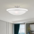 thumbnail image 2 of Livex Newburgh Ceiling Mount in Brushed Nickel, 2 of 14