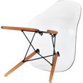 thumbnail image 4 of Nicer Furniture Clear Modern Eiffel Dining Room Chairs, 4 of 5