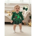 thumbnail image 6 of BemeyourBBs Baby Girl Christmas Outfit Includes Romper Plaid Shorts Headband Socks, 6 of 9