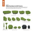 thumbnail image 6 of Classic Accessories SODO Plus Patio Lounge Chair Cover - Tough and Weather Resistant Patio Cover (55-949-011901-EC), 6 of 15