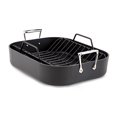 thumbnail image 1 of All-Clad E7649764 HA1 Hard Anodized Nonstick Dishwasher Safe PFOA Free Roaster Cookware, 13-Inch by 16-Inch, Black, 1 of 5
