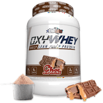 EHP Labs OxyWhey Whey Protein Powder - 25g of Whey Isolate Protein Powder, Meal Replacement Shake, Sugar Free Protein Powder - 25 Serves (Chocolate Caramel)