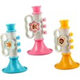 thumbnail image 1 of 3Pcs Colorful Trumpet Safe Plastic for Educational Musical Instruments for Boys Enhances Coordination Motor Skills for,Multicolor, 1 of 12