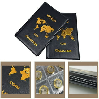 Coin Collection Supplies Holder Book 300 Pockets Coin Collection Organizer