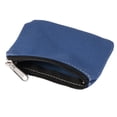 thumbnail image 3 of Uxcell Coin Purse Pouch Adult Change Purses Small Organizer Bags Zipper 3.15" x 5.12", Dark Blue, 3 of 5
