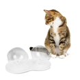 thumbnail image 2 of asddcavvf Revolutionary Cat Bowl Set: Eggshell Double Bowls for Neck & Spill Design Automatic Water, 2 of 4