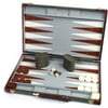 Classic Games Collection 18" Backgammon Set, Lizard-Style Attache Case
