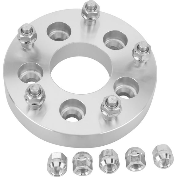 Billet Aluminum Wheel Adapters, Fits Early Ford, 4-1/2 - 5-1/2 Inch, 5 Lug