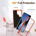 thumbnail image 4 of Funda para Teléfono Samsung Galaxy S26 Ultra 5G de 6,9" con Soporte Incorporado, Funda Protectora Resistente a Prueba de Golpes/polvo/caídas de Grado Militar para Samsung Galaxy S26 Ultra 5G, Naranja, 4 of 8