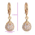 thumbnail image 4 of Boucles d'Oreilles en Or 18K Zircon Galvanisé, 4 of 4