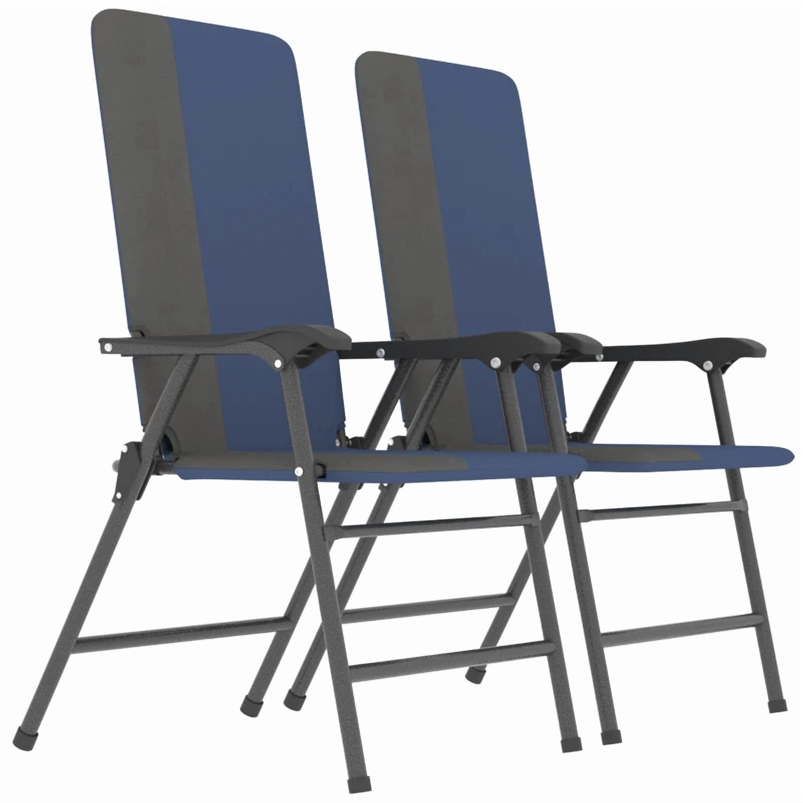 Outdoor Chairs Set,High Back Lawn Chairs,Folding Camping Chairs,Patio Chairs Set of 2