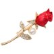 thumbnail image 5 of Broche de rosa Broche de diamantes de imitación Broche de ramo Pin Broche de boda Accesorio, 5 of 5