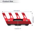thumbnail image 3 of Unique Bargains 1 Set Motorcycle Fall Side Guard Front Fork Protector Front Fender Protection Mud Guards Side Guard Aluminum Alloy Black, 3 of 6