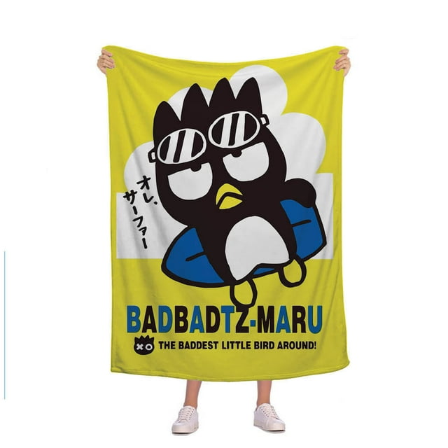 Cool Penguin Blanket Travel Cartoon Blanket Flannel Blanket Superfine Quick-drying Blanket
