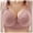 Pink, variant on Women's Push Up Wireless Bra Comfort Support No Underwire - BCD Cups, Lace Design, Adjustable Straps, for 46-50 Sizes